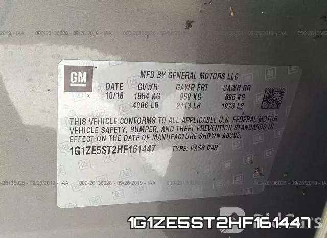 1G1ZE5ST2HF161447 фото 10
