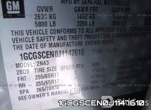 1GCGSCEN0J1147610 фото 10