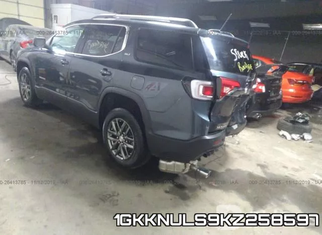 1GKKNULS9KZ258597 фото 4