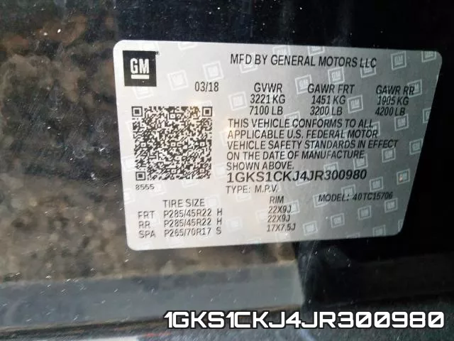 1GKS1CKJ4JR300980 фото 2