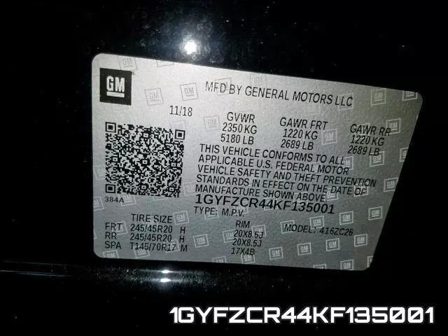 1GYFZCR44KF135001 фото 2