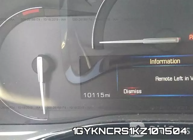 1GYKNCRS1KZ107504 фото 8