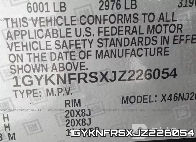 1GYKNFRSXJZ226054 фото 10