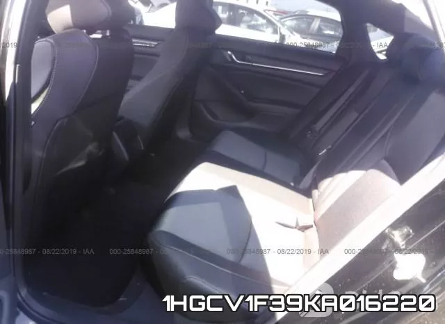 1HGCV1F39KA016220 фото 9