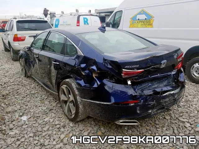 1HGCV2F98KA007776 фото 4