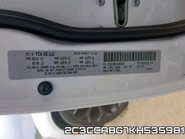 2C3CCABG7KH535981 фото 2