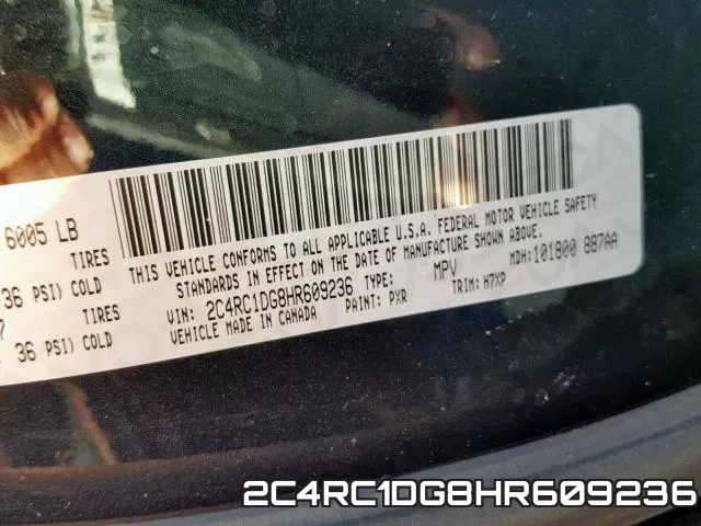 2C4RC1DG8HR609236 фото 2
