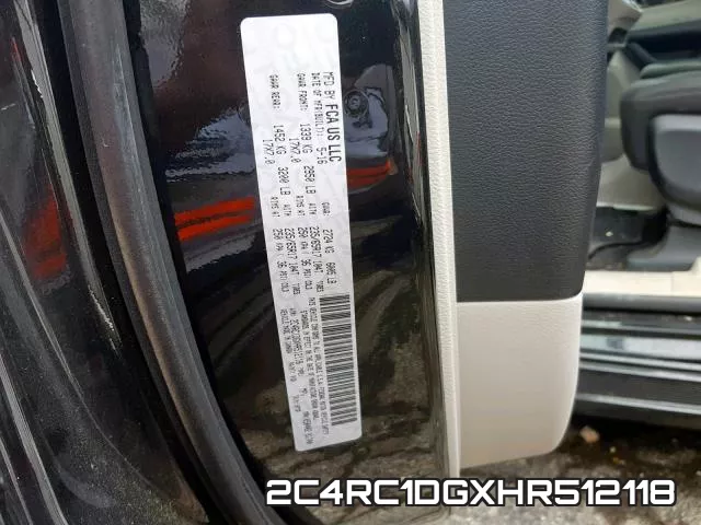 2C4RC1DGXHR512118 фото 2