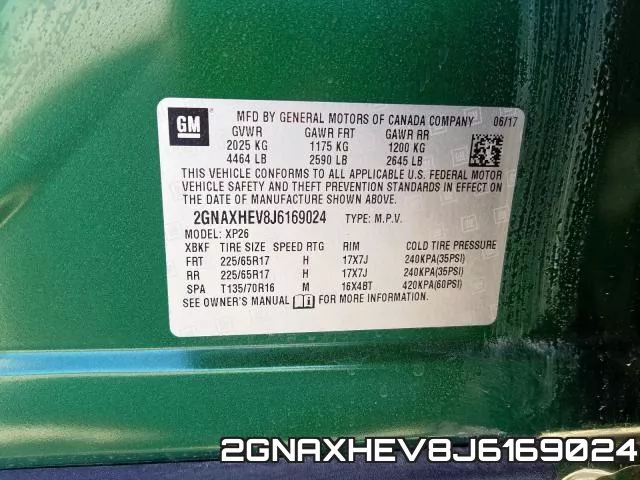 2GNAXHEV8J6169024 фото 2