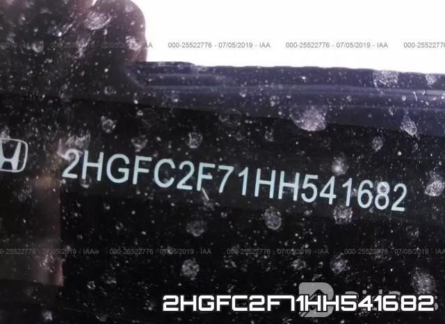 2HGFC2F71HH541682 фото 10