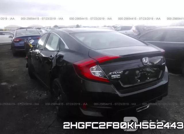 2HGFC2F80KH562443 фото 4