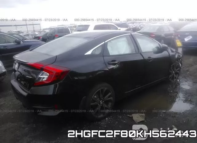 2HGFC2F80KH562443 фото 5