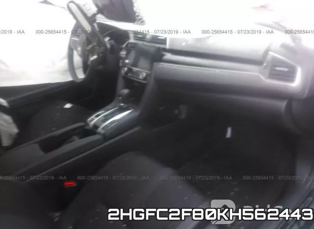 2HGFC2F80KH562443 фото 6