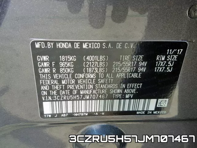 3CZRU5H57JM707467 фото 2
