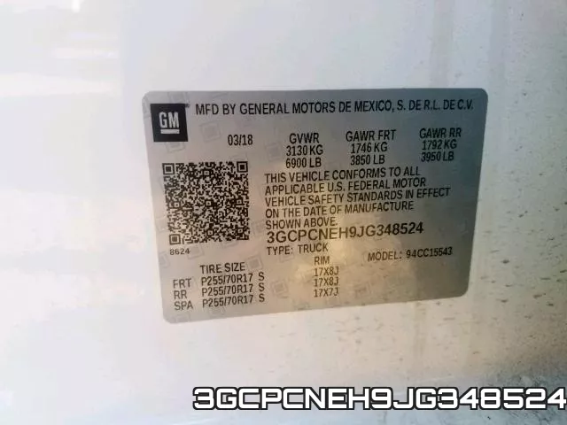 3GCPCNEH9JG348524 фото 2