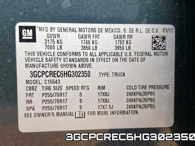 3GCPCREC6HG302350 фото 2