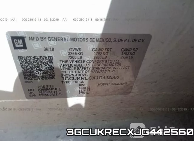 3GCUKRECXJG442560 фото 10
