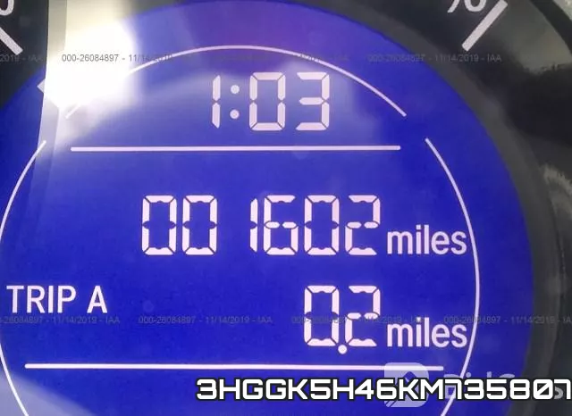 3HGGK5H46KM735807 фото 8