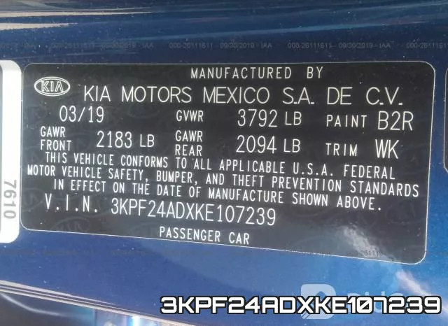 3KPF24ADXKE107239 фото 10