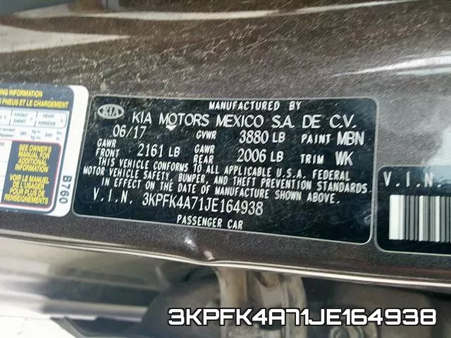 3KPFK4A71JE164938 фото 2