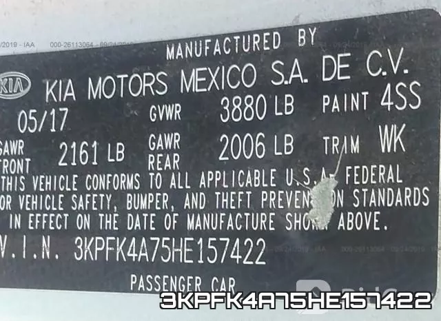 3KPFK4A75HE157422 фото 10