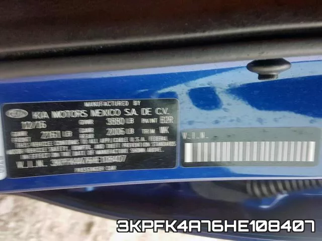 3KPFK4A76HE108407 фото 2