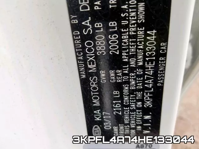 3KPFL4A74HE133044 фото 2