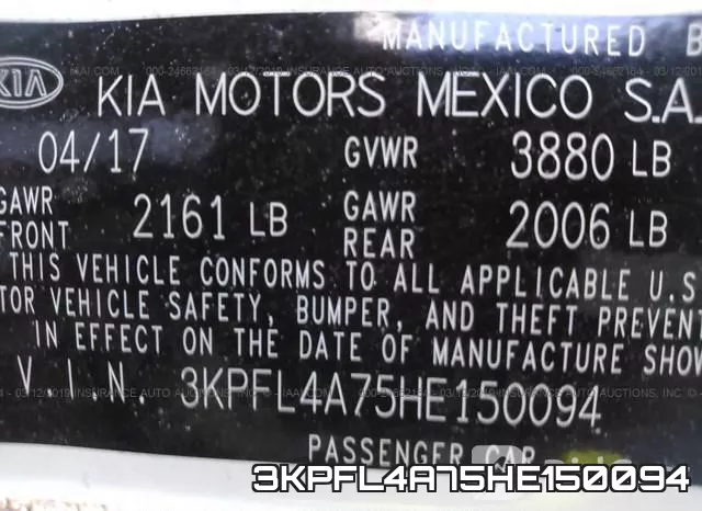 3KPFL4A75HE150094 фото 10