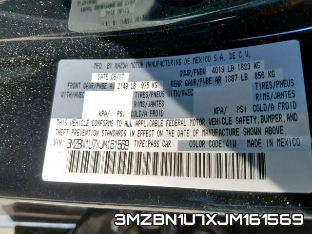 3MZBN1U7XJM161569 фото 2