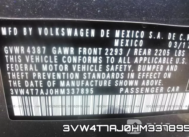 3VW4T7AJ0HM337895 фото 10