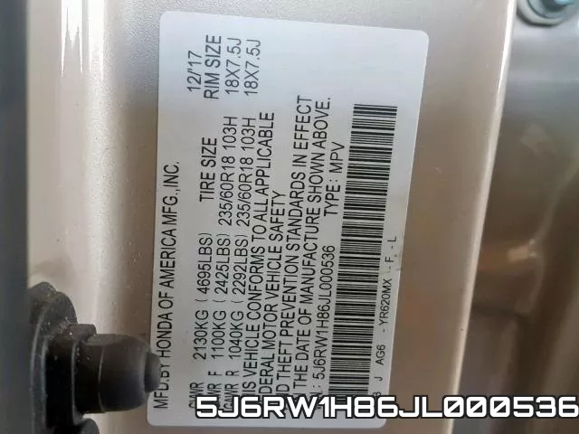 5J6RW1H86JL000536 фото 2
