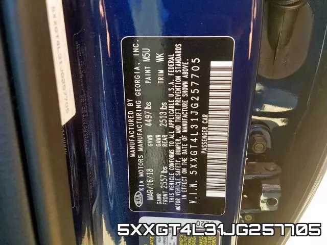 5XXGT4L31JG257705 фото 2