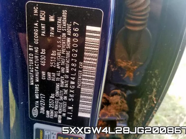 5XXGW4L28JG200867 фото 2