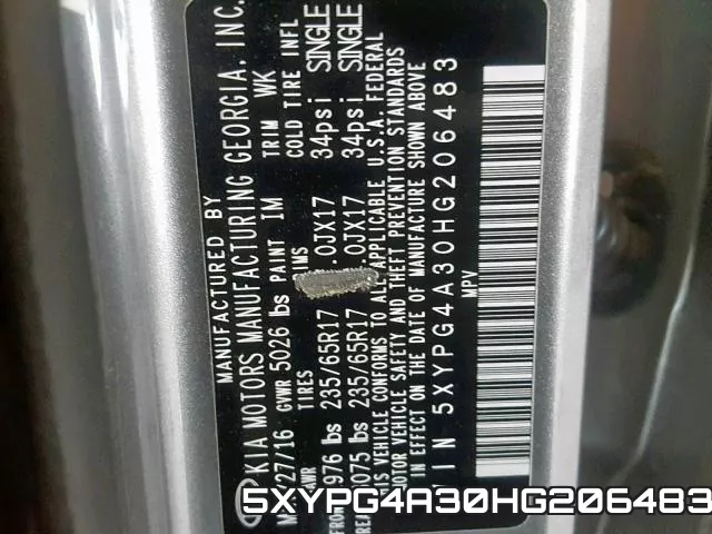 5XYPG4A30HG206483 фото 2