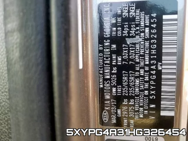 5XYPG4A31HG326454 фото 2