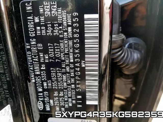 5XYPG4A35KG582359 фото 2