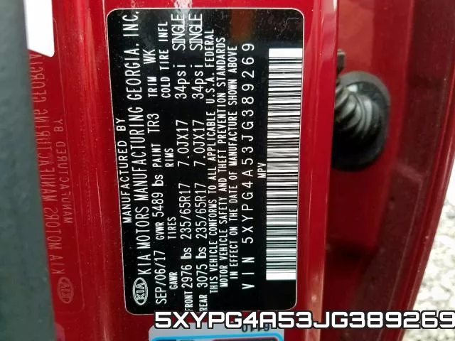 5XYPG4A53JG389269 фото 2