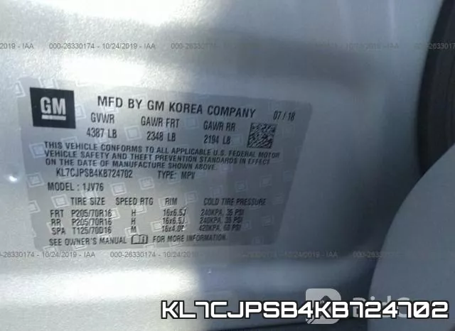 KL7CJPSB4KB724702 фото 10