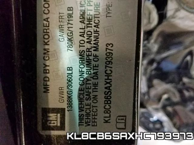 KL8CB6SAXHC793973 фото 2