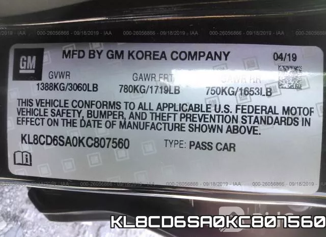 KL8CD6SA0KC807560 фото 10