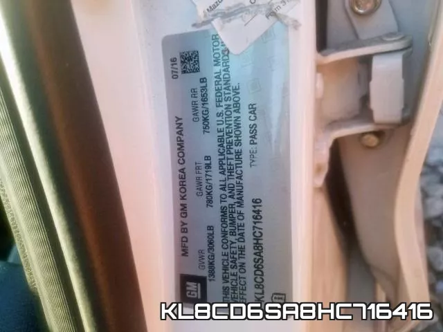 KL8CD6SA8HC716416 фото 2