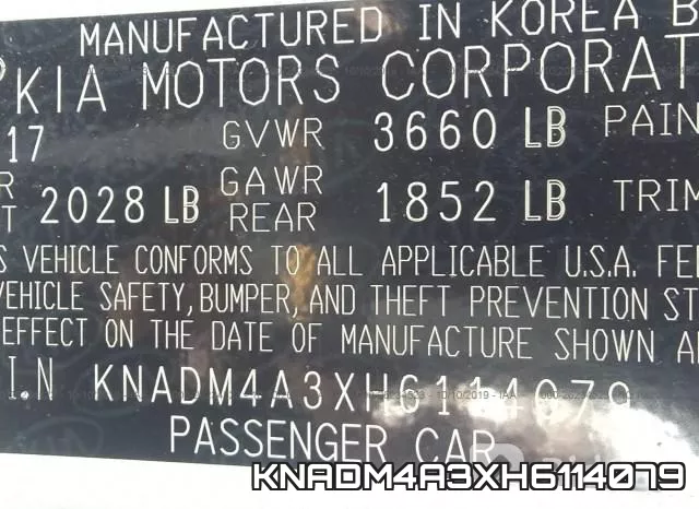 KNADM4A3XH6114079 фото 10