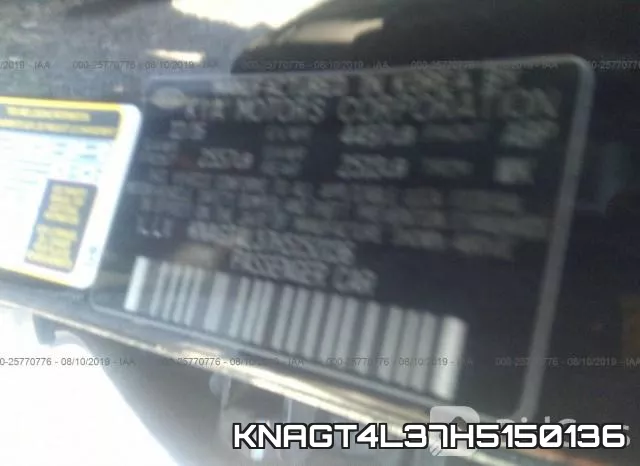 KNAGT4L37H5150136 фото 10