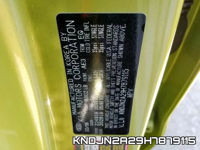 KNDJN2A29H7879115 фото 2