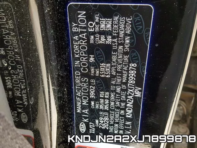 KNDJN2A2XJ7899878 фото 2