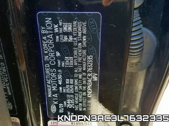 KNDPN3AC3L7632335 фото 2