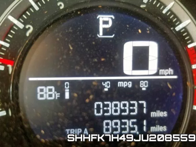 SHHFK7H49JU208559 фото 9