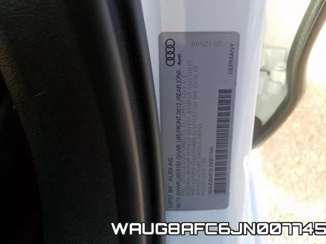 WAUG8AFC6JN007745 фото 2