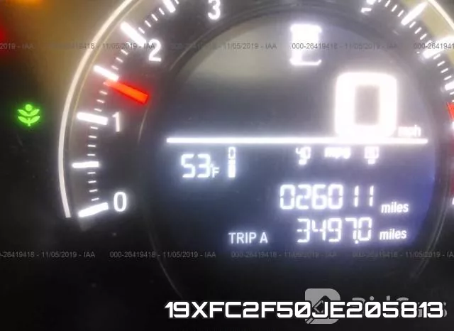 19XFC2F50JE205813 фото 8