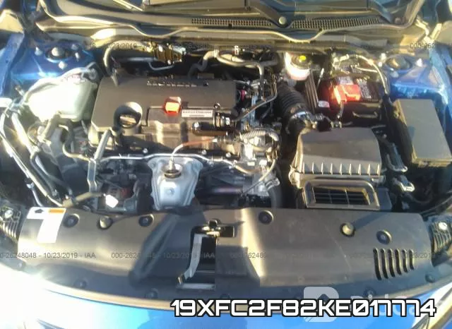 19XFC2F82KE017774 фото 2